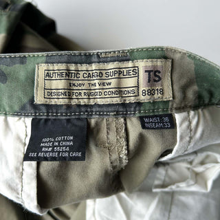 00's ウッドランドカモ 2way カーゴ パンツ