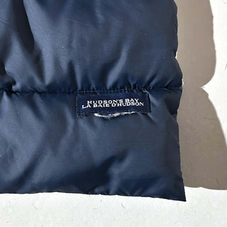 00's Hudson's Bay マルチカラー 中綿 パッファー マフラー