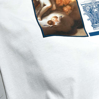 90's "made in USA" JERZEES "Annunciation" アート プリント Tシャツ