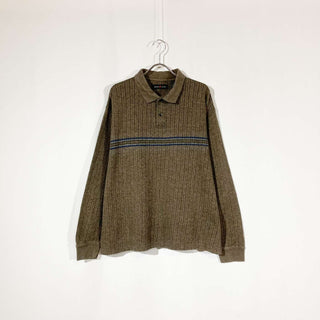 PIERRE CARDIN ライン L/S ポロシャツ