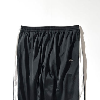 00's adidas ドローコード スナップ ワイド トラック パンツ