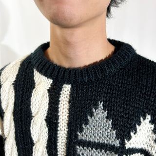 80's～90's FORUM 総柄 ニット セーター