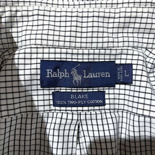 RALPH LAUREN "BLAKE" グラフチェック L/Sシャツ
