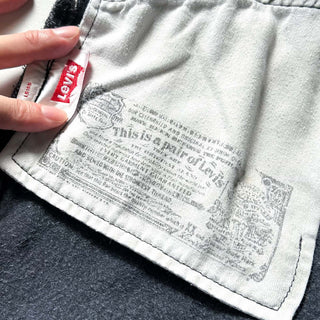 00's Levi's 501 ブラック デニム パンツ