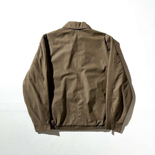 00's PERRY ELLIS PORTFOLIO ブラウン ピーチスキン セーリング ジャケット