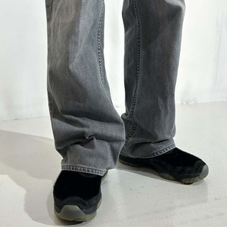 90's～00's GAP "LOOSE FIT" 先染め ブラック ストレート デニム パンツ