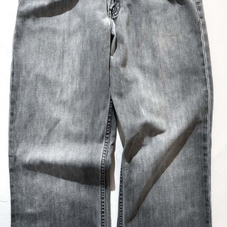 90's～00's GAP "LOOSE FIT" 先染め ブラック ストレート デニム パンツ