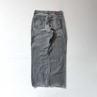 90's～00's GAP "LOOSE FIT" 先染め ブラック ストレート デニム パンツ