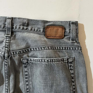 90's～00's GAP "LOOSE FIT" 先染め ブラック ストレート デニム パンツ