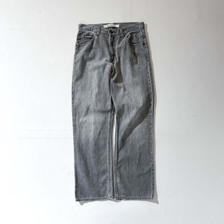 90's～00's GAP "LOOSE FIT" 先染め ブラック ストレート デニム パンツ
