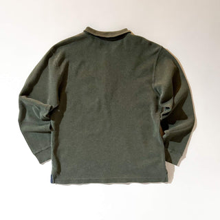 00's L.L.Bean オリーブ コットン ジープ ニット セーター ニットソー