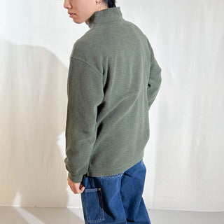 00's L.L.Bean オリーブ コットン ジープ ニット セーター ニットソー