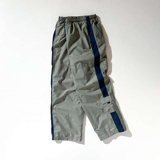 00's NIKE オリーブ ドローコード ナイロン シェル パンツ
