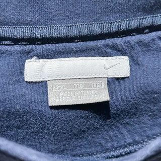 00's NIKE ネイビー サイドスウッシュ スウェット シャツ