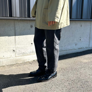 00's RUSTLER ブラック ストレート デニム パンツ