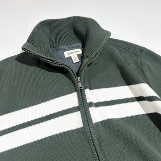 St. john's bay ライン ドライバーズ ニット セーター