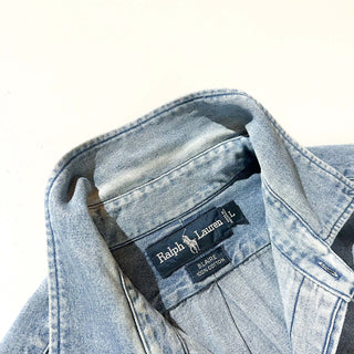 90's～ Ralph Lauren "BLAIRE" デニム ボタンダウン L/Sシャツ