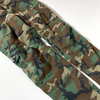 80's U.S.ARMY リップストップ ウッドランド カモフラージュ カーゴ パンツ(MEDIUM-LONG)