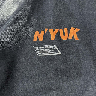 80's anvil "Nyuk, nyuk, nyuk!"  The Three Stooges Curly Howard コメディ プリント Tシャツ