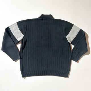 00's CHAPS RALPH LAUREN デザイン ハイネック コットンニット セーター