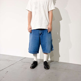 00's brooklyn Xpress 切替 デニム スケーターショーツ