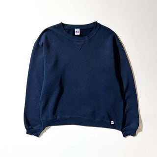 90's Russell ネイビー 無地 スウェット シャツ
