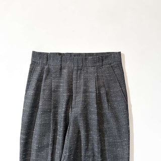 90's "made in USA" COTLER ポリエステル×レーヨン カスリ柄 2タック スラックス