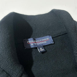 00's roundtree & yorke ハイゲージ ハーフジップ ニット セーター
