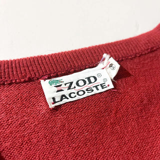 70's IZOD LACOSTE Vネック ドリフター ニット セーター
