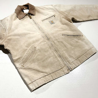 ～00's "made in USA" Carhartt 裏ブランケット フェード ボロ ダック デトロイト ジャケット