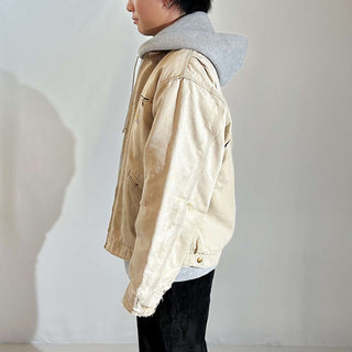 ～00's "made in USA" Carhartt 裏ブランケット フェード ボロ ダック デトロイト ジャケット