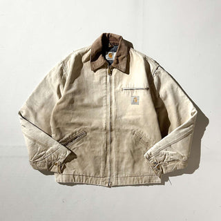 ～00's "made in USA" Carhartt 裏ブランケット フェード ボロ ダック デトロイト ジャケット
