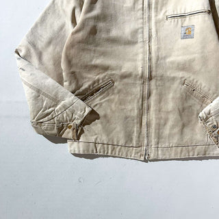 ～00's "made in USA" Carhartt 裏ブランケット フェード ボロ ダック デトロイト ジャケット