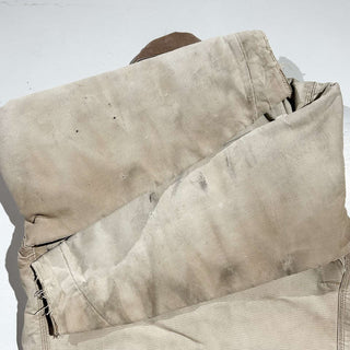 ～00's "made in USA" Carhartt 裏ブランケット フェード ボロ ダック デトロイト ジャケット