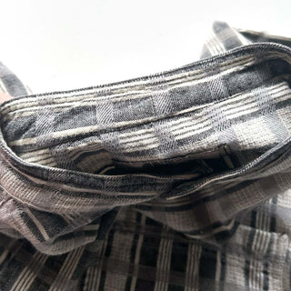 90's～ BOGARI STUDIO "made in ITALY" スタンドカラー S/Sシャツ