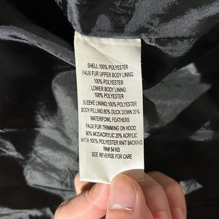 00's Calvin Klein ブラック キルティング ダウン ジャケット