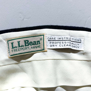 80's L.L.Bean ブラックウォッチ チェック ウール スラックス