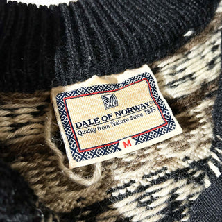 00's DALE OF NORWAY ノルディック柄 ハーフジップ ニット セーター