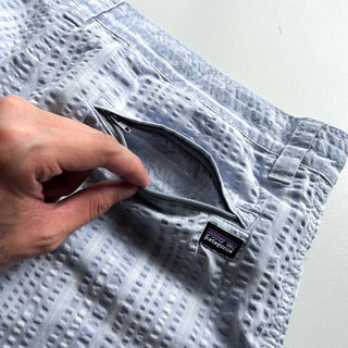 00's Patagonia オーガニックコットン シアサッカー チェック ショーツ