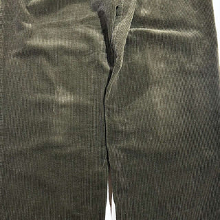 90's～ "made in SINGAPORE" OLD RALPH LAUREN "ANDREW PANT" カーキ 2タック コーデュロイ パンツ