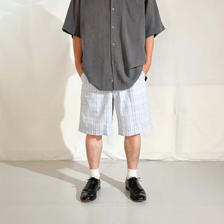 00's Patagonia オーガニックコットン シアサッカー チェック ショーツ