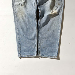 90's "made in USA" Levi's 505 ペンキ ボロ ダメージ デニム パンツ