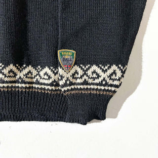 00's DALE OF NORWAY ノルディック柄 ハーフジップ ニット セーター