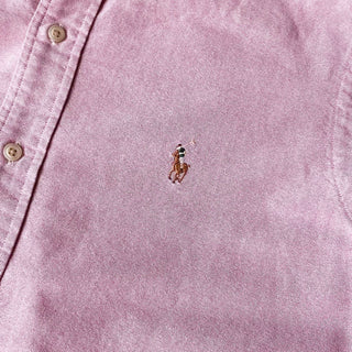 90's～ OLD RALPH LAUREN "classic fit" ダスティローズ オックスフォード ボタンダウン L/Sシャツ