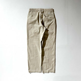 90's～ OLD RALPH LAUREN "ANDREW PANT" ベージュ ２タック チノ パンツ