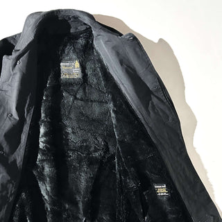 ～70's London Fog ブラック ボアライナー ステンカラー コート