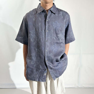 90's～00's NAT NAST 総柄 レギュラーカラー S/Sシャツ