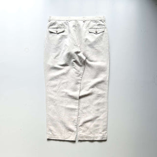 00's DOCKERS コットン×リネン ２タック ワイド スラックス