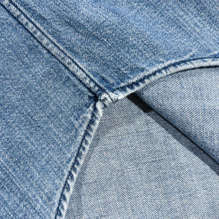 90's～ OLD RALPH LAUREN "PHILIP" ボロ ワイドカラー デニム L/Sシャツ