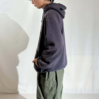 90's～00's Carhartt フェード ワンポイント スウェット パーカ